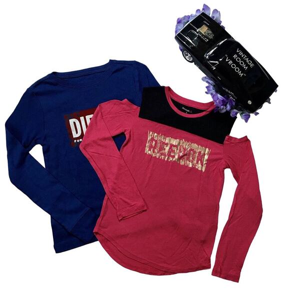 Diesel and Reebok NWOT Top Bundle for Girls 6 - Picture 1 of 12